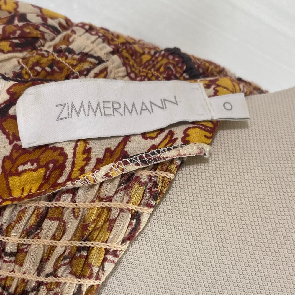 Zimmerman Suraya Elephant-Paisley Maxi dress size 0 - Picture 5 of 7